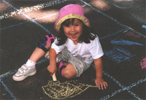 Chalk on the Walk 2001 - Girl
